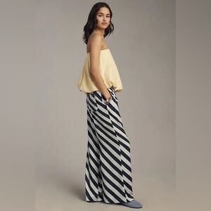 NWT! Anthropologie The Brooklin Printed Wide-Leg Pull-On Pants - Large Tall 🐌